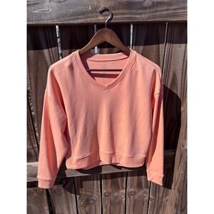Women's Freely long sleeve peach shirt XS Like new activewear new w/out tag